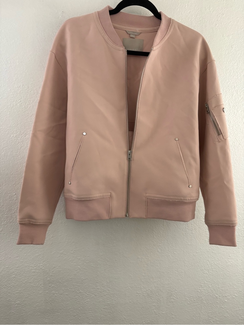 Soia & Kyo Women’s Blush Pink Bomber Jacket size M